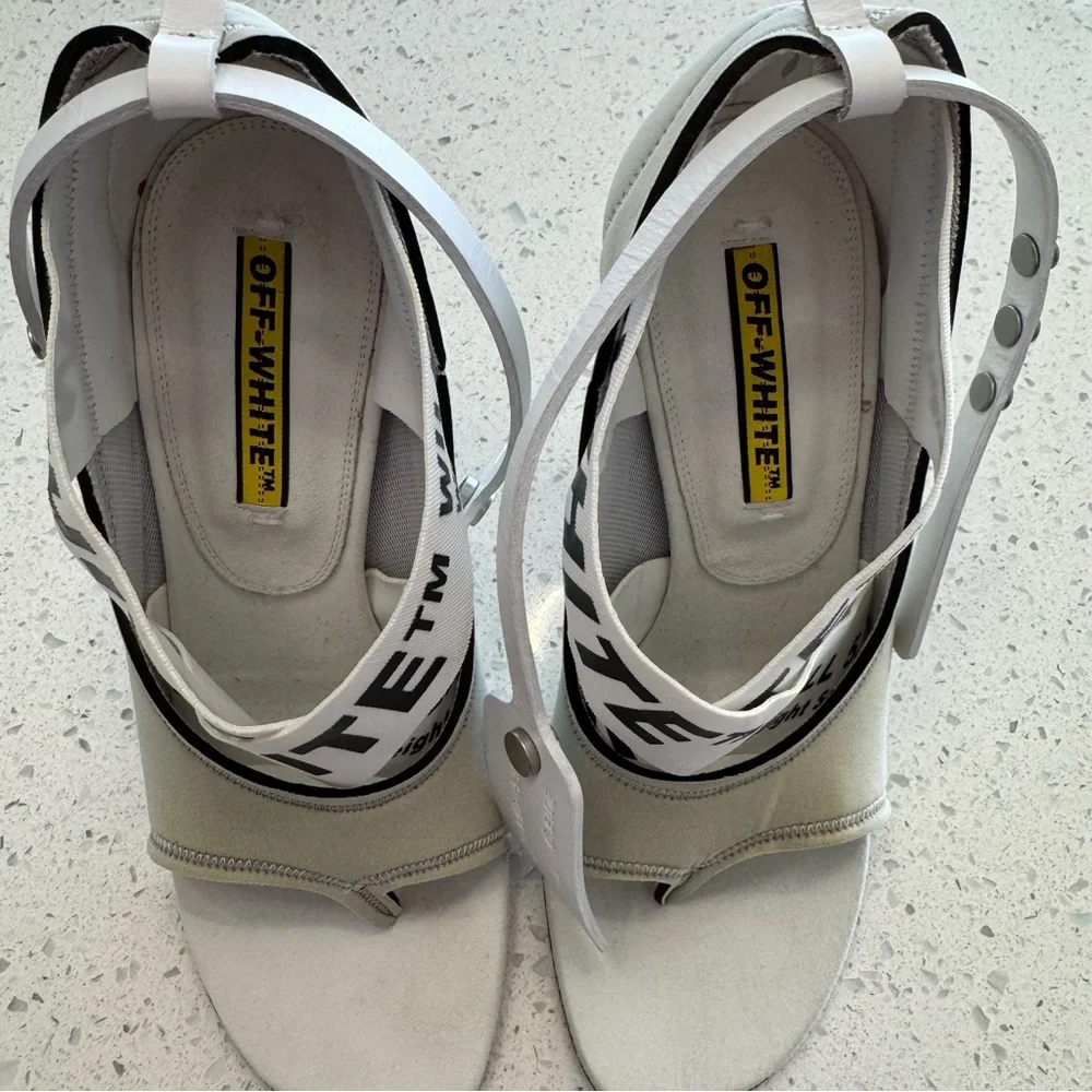 Off-White Women's White Heels - Picture 15 of 16
